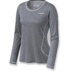 Brooks Women's Versatile EZ Long Sleeve Running Shirt - Heather Grey - US M